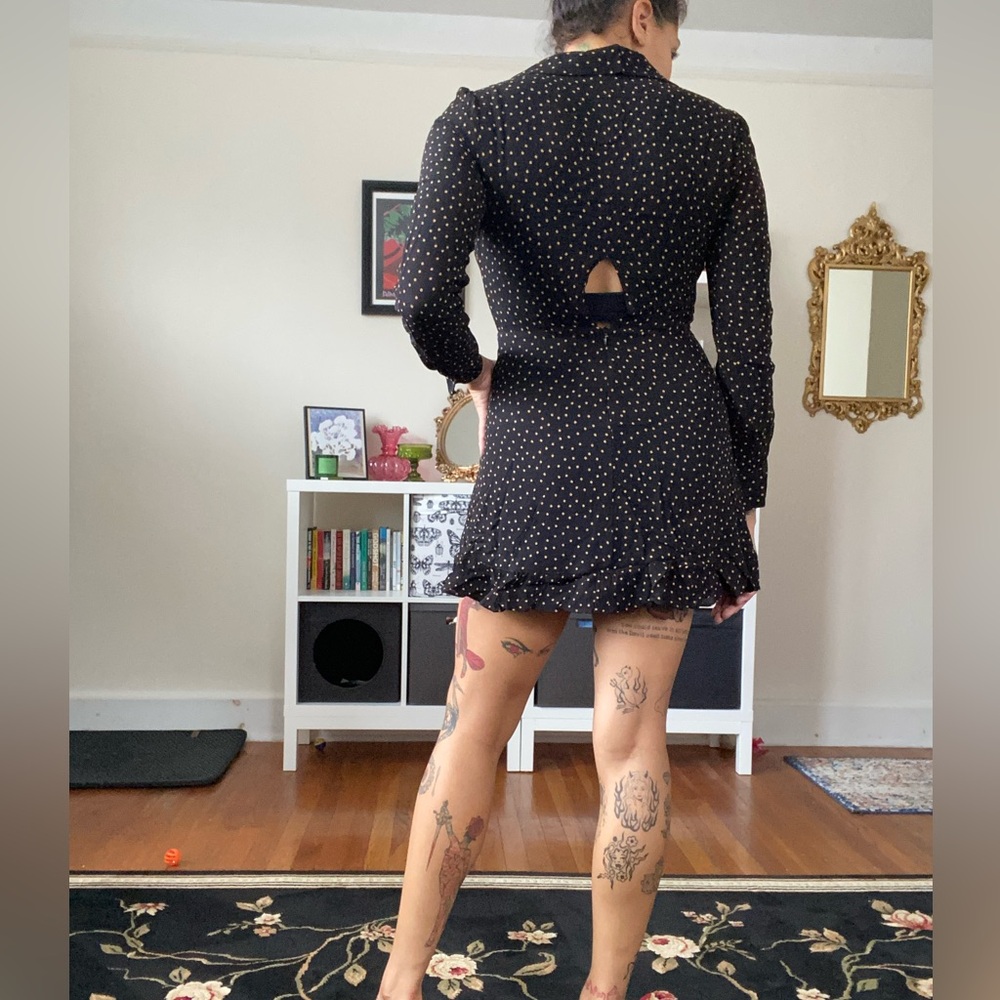 Reformation Ruffle Hem Mini Dress - Picture 4 of 4